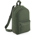 Olive Green - Front - Bagbase Essential Fashion Mini Backpack