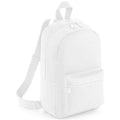 White - Back - Bagbase Essential Fashion Mini Backpack