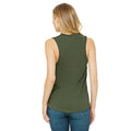 Military Green - Pack Shot - Bella + Canvas Womens-Ladies Jersey Tank Top