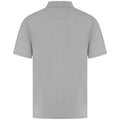 Silver - Back - Henbury Mens CoolPlus Polo Shirt