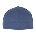 China Blue - Back - Flexfit Wooly Combed Cap