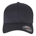 Charcoal - Front - Flexfit Wooly Combed Cap