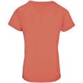 Pop Orange - Back - SOLS Womens-Ladies Crusader Organic T-Shirt