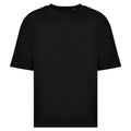 Deep Black - Front - Awdis Unisex Adult 100 Oversized T-Shirt
