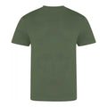 Earthy Green - Back - Awdis Unisex Adult 100 Oversized T-Shirt