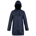 Night Blue - Front - NEOBLU Womens-Ladies Antoine Wax Parka