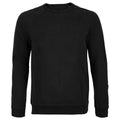 Deep Black - Front - NEOBLU Mens Nelson French Terry Sweatshirt