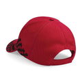 Classic Red - Back - Beechfield Unisex Adult Grand Prix Baseball Cap