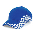 Bright Royal Blue - Front - Beechfield Unisex Adult Grand Prix Baseball Cap