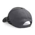 Graphite Grey - Back - Beechfield Unisex Adult Grand Prix Baseball Cap