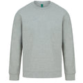 Heather Grey - Front - Henbury Unisex Adult Sustainable Sweatshirt