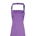 Rich Violet - Back - Premier Unisex Adult Colours Full Apron