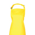 Yellow - Back - Premier Unisex Adult Colours Full Apron