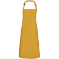 Mustard - Front - Premier Unisex Adult Colours Full Apron