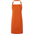 Orange - Front - Premier Unisex Adult Colours Full Apron