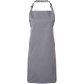 Steel - Front - Premier Unisex Adult Colours Full Apron