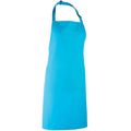 Turquoise - Front - Premier Unisex Adult Colours Full Apron