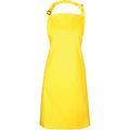 Yellow - Front - Premier Unisex Adult Colours Full Apron