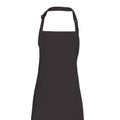 Charcoal - Back - Premier Unisex Adult Colours Full Apron