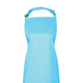 Cyan - Back - Premier Unisex Adult Colours Full Apron