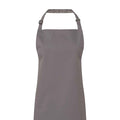 Dark Grey - Back - Premier Unisex Adult Colours Full Apron