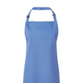 Mid Blue - Back - Premier Unisex Adult Colours Full Apron