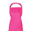 Magenta - Back - Premier Unisex Adult Colours Full Apron