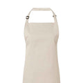 Natural - Back - Premier Unisex Adult Colours Full Apron