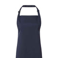 Navy - Back - Premier Unisex Adult Colours Full Apron