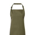 Olive - Back - Premier Unisex Adult Colours Full Apron