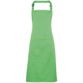 Apple Green - Front - Premier Unisex Adult Colours Pocket Full Apron