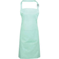 Aqua - Front - Premier Unisex Adult Colours Pocket Full Apron