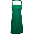 Emerald - Front - Premier Unisex Adult Colours Pocket Full Apron