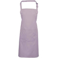 Lilac - Front - Premier Unisex Adult Colours Pocket Full Apron