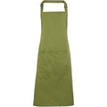 Oasis Green - Front - Premier Unisex Adult Colours Pocket Full Apron