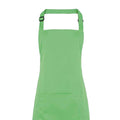 Apple Green - Back - Premier Unisex Adult Colours Pocket Full Apron