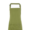 Oasis Green - Back - Premier Unisex Adult Colours Pocket Full Apron