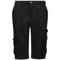 Black - Front - Regatta Mens Pro Utility Cargo Shorts