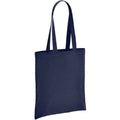 Navy - Front - Brand Lab Cotton Long Handle Shopper Bag