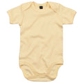 Soft Yellow - Front - Babybugz Baby Bodysuit