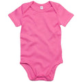 Bubblegum Pink - Front - Babybugz Baby Bodysuit