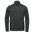 Black Heather - Front - Stormtech Mens Treeline Heather Fleece Top