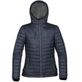 Navy-Charcoal - Front - Stormtech Womens-Ladies Gravity Thermal Padded Jacket
