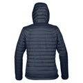 Navy-Charcoal - Back - Stormtech Womens-Ladies Gravity Thermal Padded Jacket