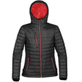 Black-True Red - Front - Stormtech Womens-Ladies Gravity Thermal Padded Jacket