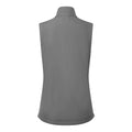 Dark Grey - Back - Premier Womens-Ladies Windchecker Gilet