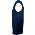 Navy - Side - SOLS Unisex Gentlemen Sleeveless V Neck Sweater Vest