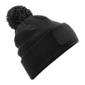 Black-Graphite Grey - Front - Beechfield Snowstar Beanie