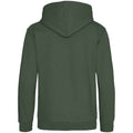 Bottle Green - Back - Awdis Childrens-Kids Hoodie