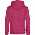 Hot Pink - Back - Awdis Childrens-Kids Hoodie